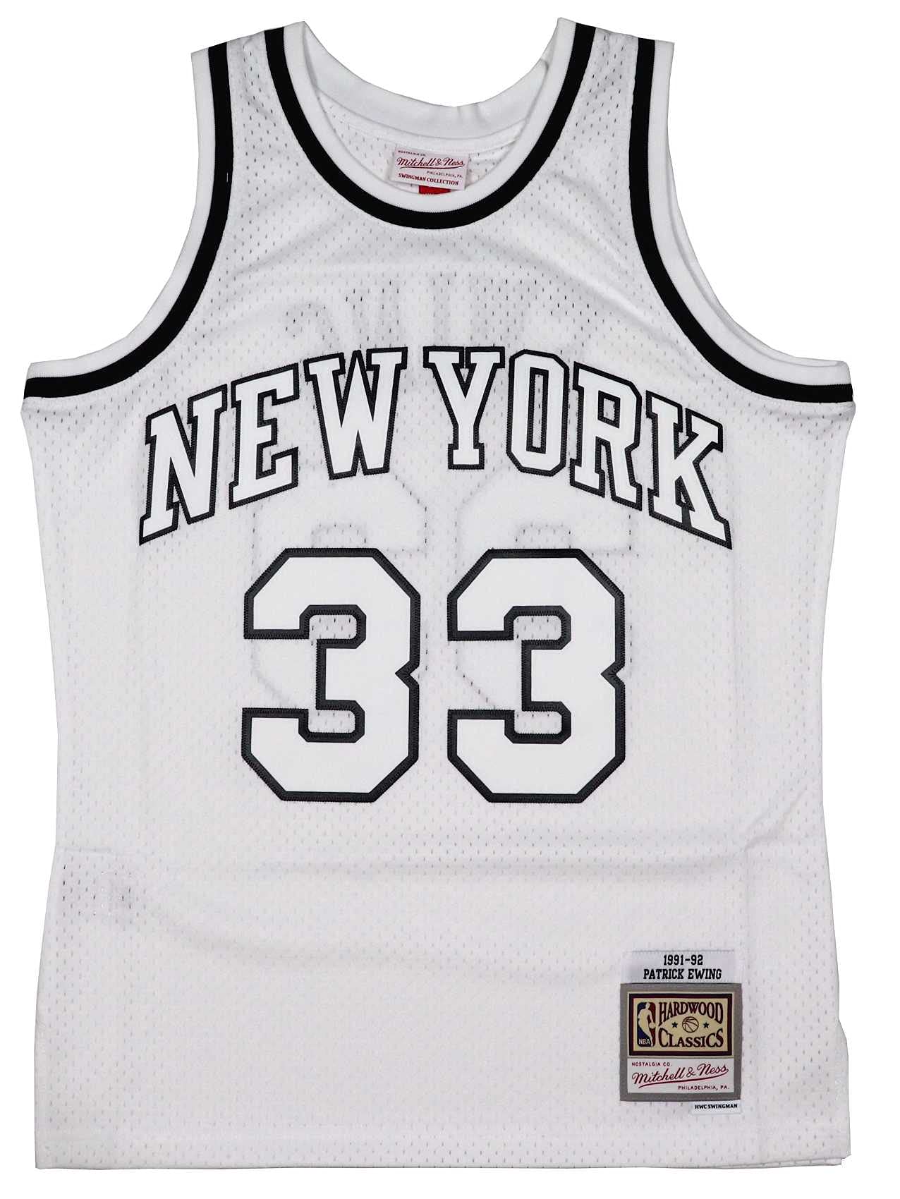 Mitchell & Ness Patrick Ewing #33 New York Knicks NBA White